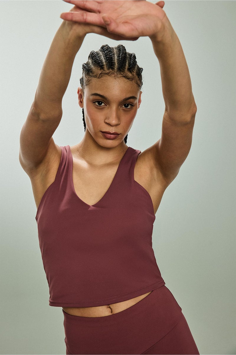 DeFacto Red Woman Crew Neck Bra Casual - Image 3